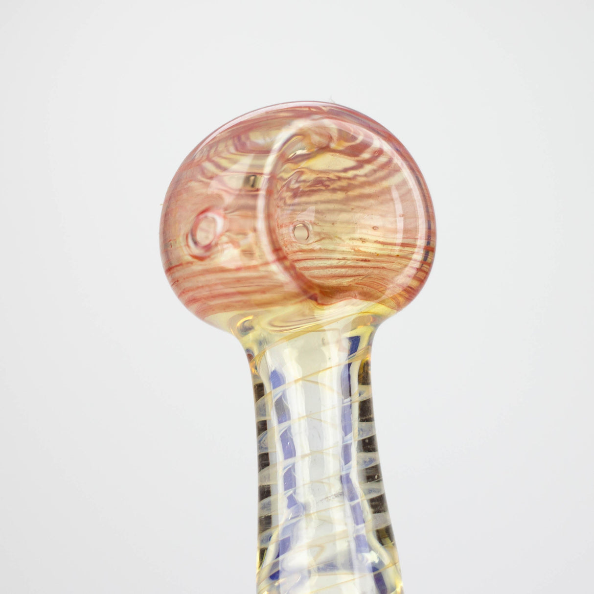 2.5" Color change spiral Single Outside Pipe Glass Pipe NIBO Distribution