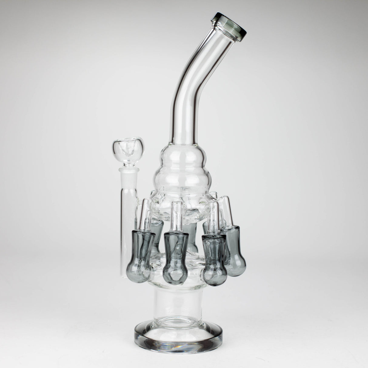 13" Multi chamber glass bong with inline difuser Glass Bong Bongzie Smokes