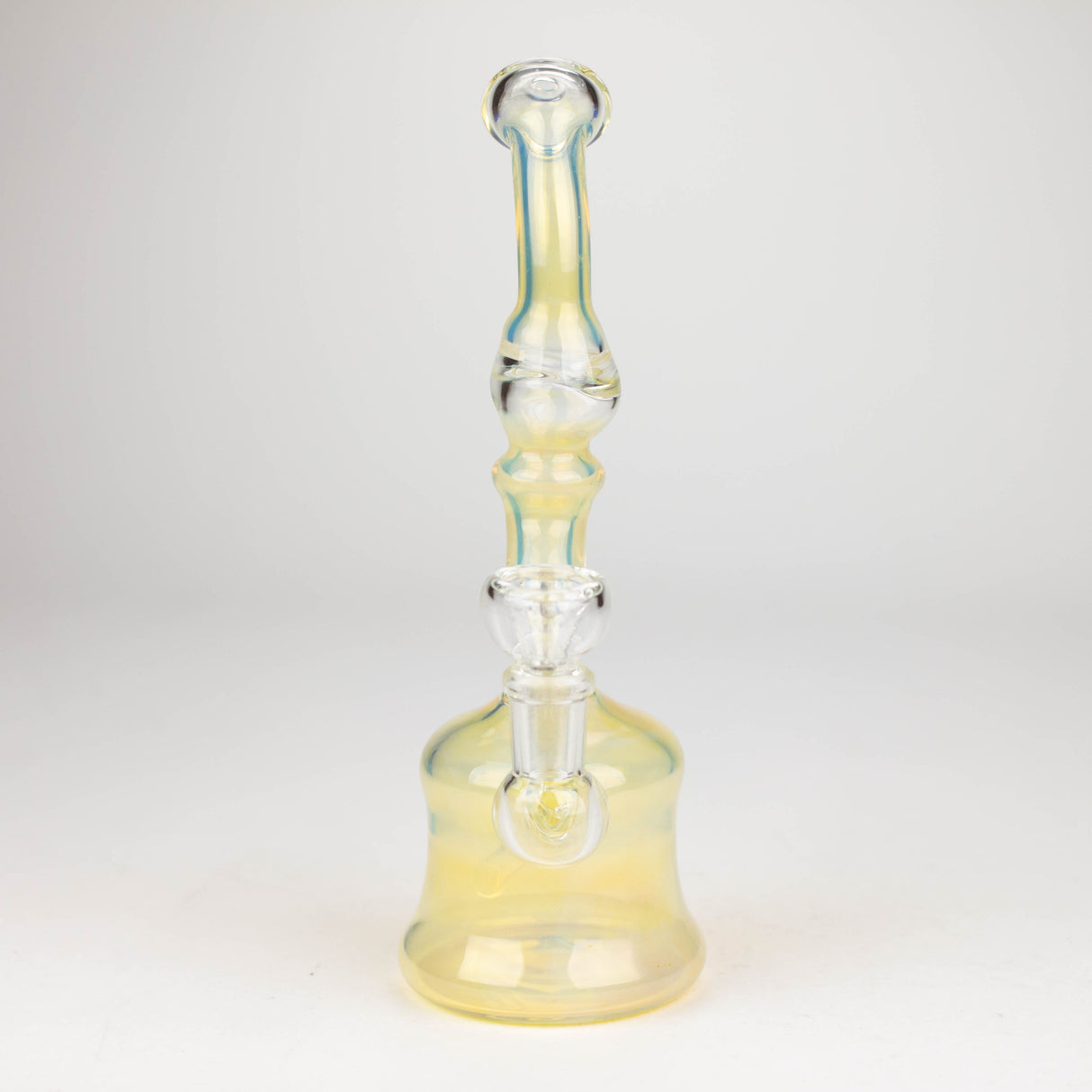 8" gold fumed glass water Pipe Glass Bong Bongzie Smokes