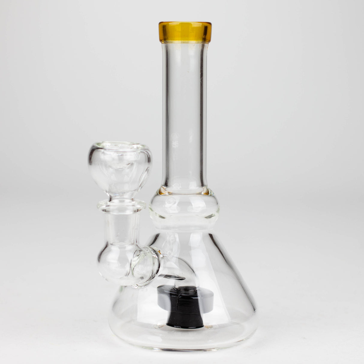 6" cone diffused glass bubbler Glass Bong Bongzie Smokes Clear