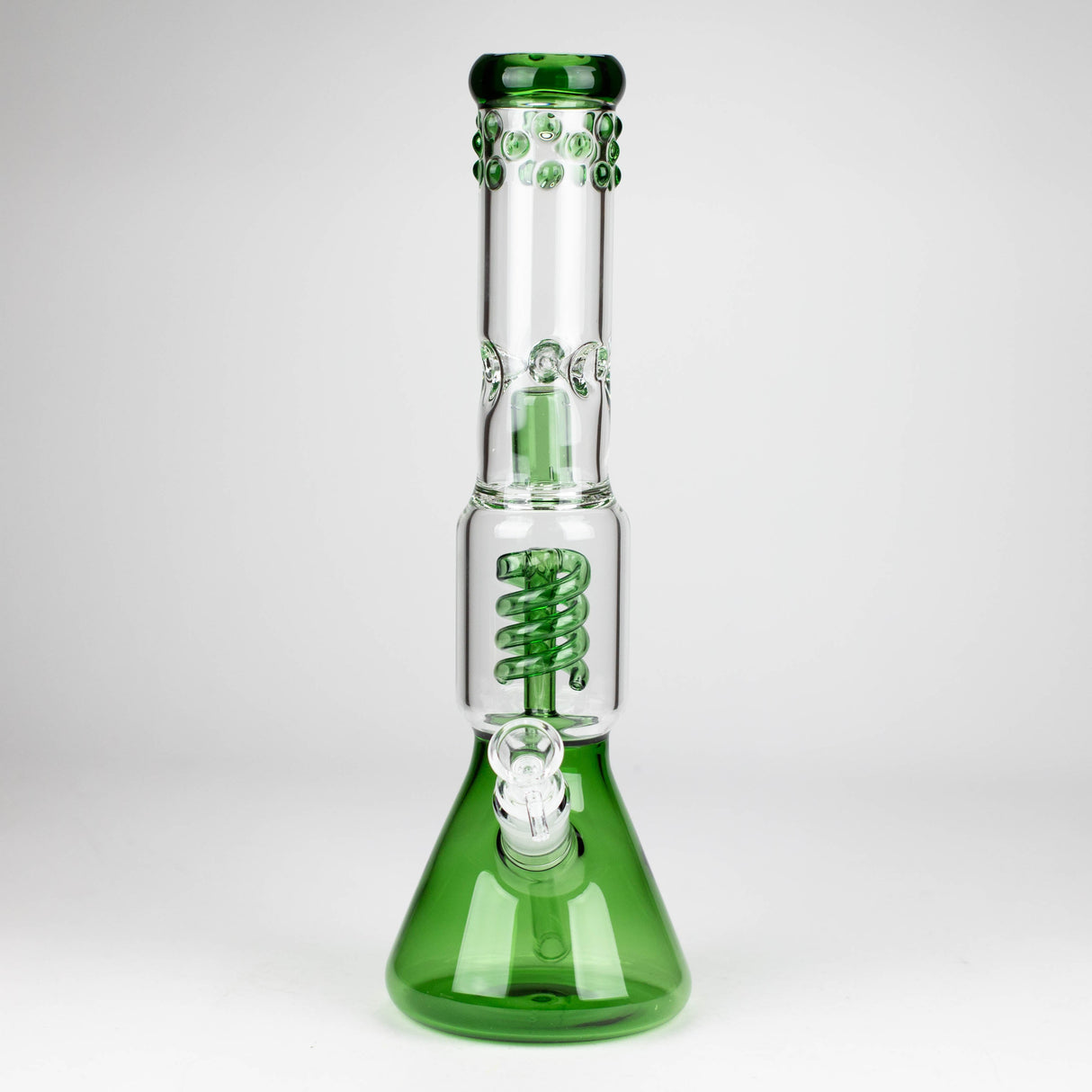 Z14" Color accented 7 mm glass water bong Glass Bong 777 Smoke