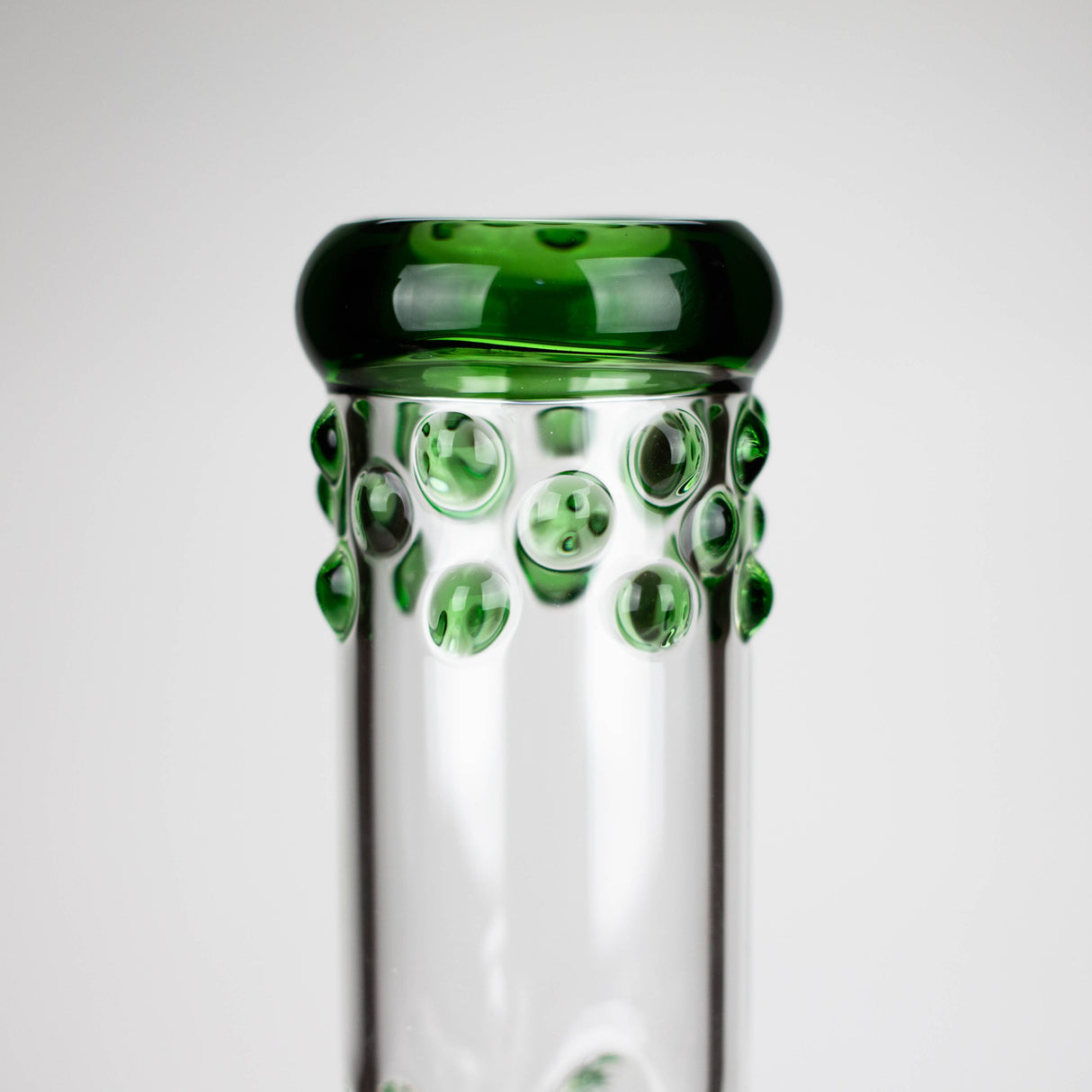 Z14" Color accented 7 mm glass water bong Glass Bong 777 Smoke