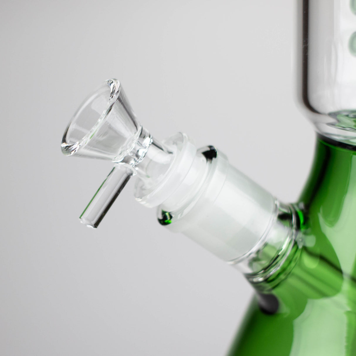 Z14" Color accented 7 mm glass water bong Glass Bong 777 Smoke