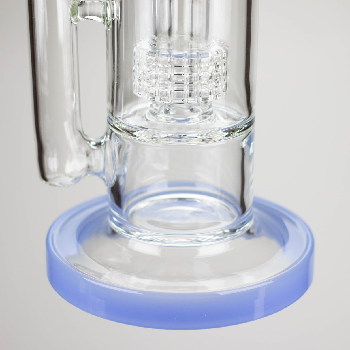 Z16" Color accented Double Diffuser Rig Glass Rig 777 Smoke