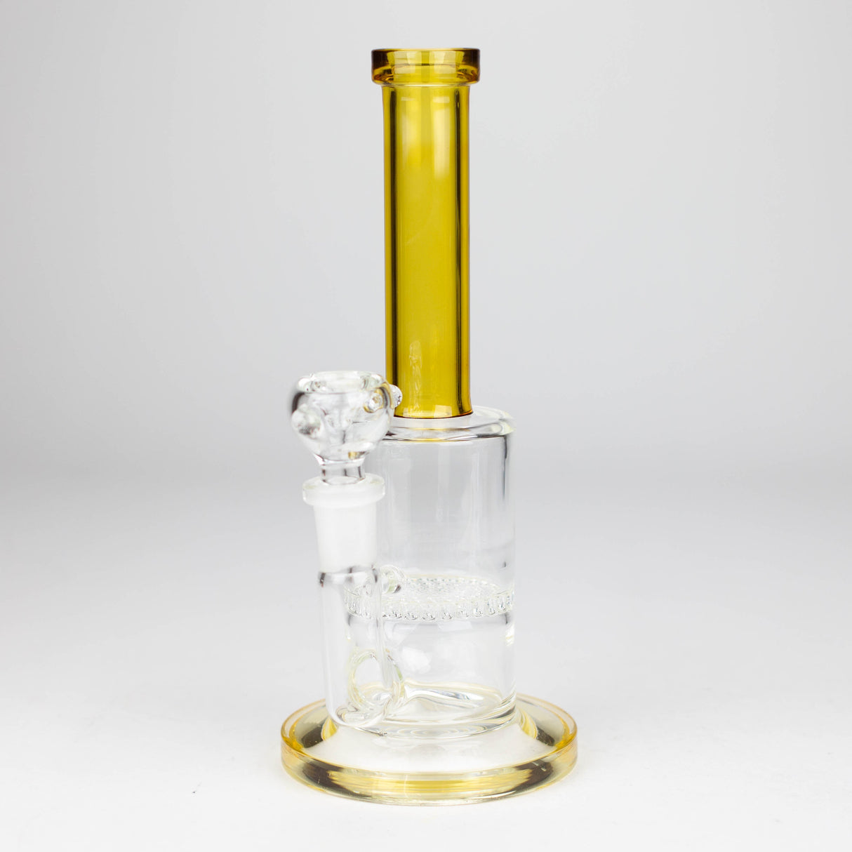 8" Glass bong with Honeycomb diffuser Glass Bong Bongzie Smokes