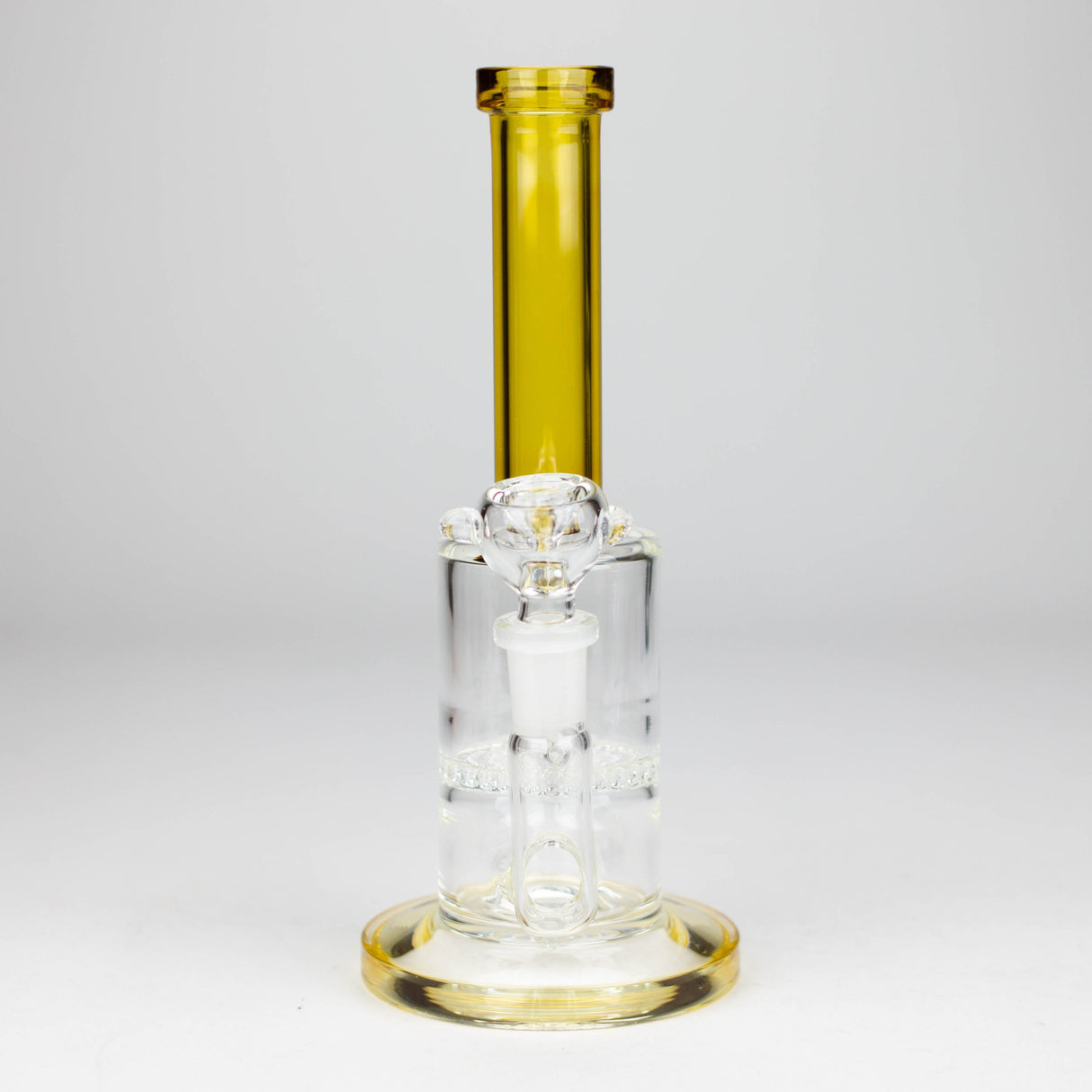 8" Glass bong with Honeycomb diffuser Glass Bong Bongzie Smokes