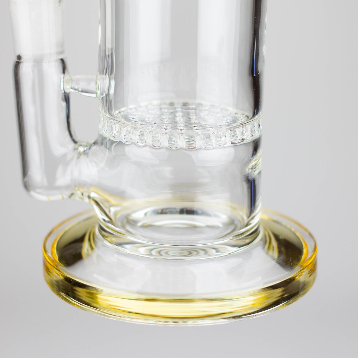 8" Glass bong with Honeycomb diffuser Glass Bong Bongzie Smokes