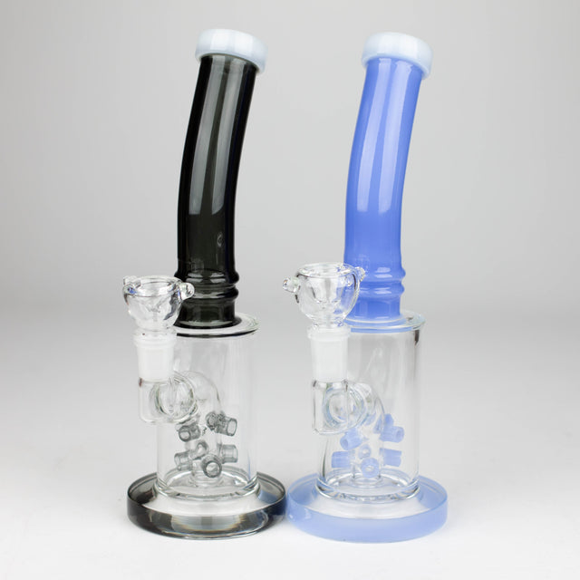10" Glass bong with 8 holes water diffuser-Assorted Glass Bong Bongzie Smokes
