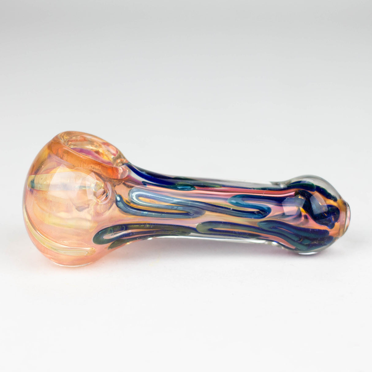 5'' Gold Fuming Pipe-Pack of 2 Glass Pipe Bongzie Smokes