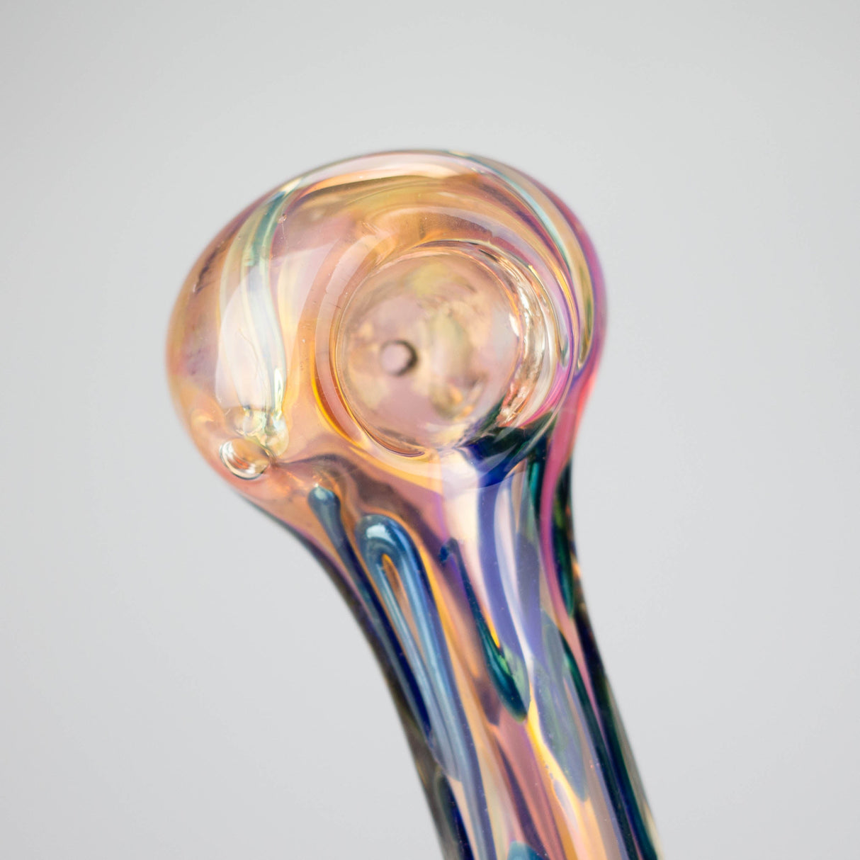 5'' Gold Fuming Pipe-Pack of 2 Glass Pipe Bongzie Smokes