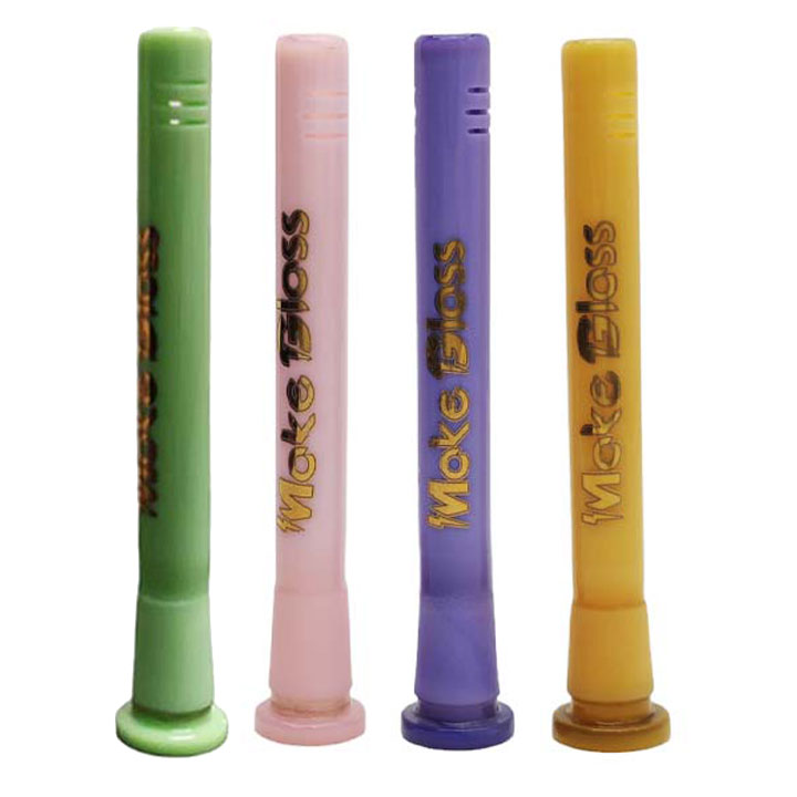 6" Milk Color Downstem Downstem · Bowlstem Super Supplys Inc