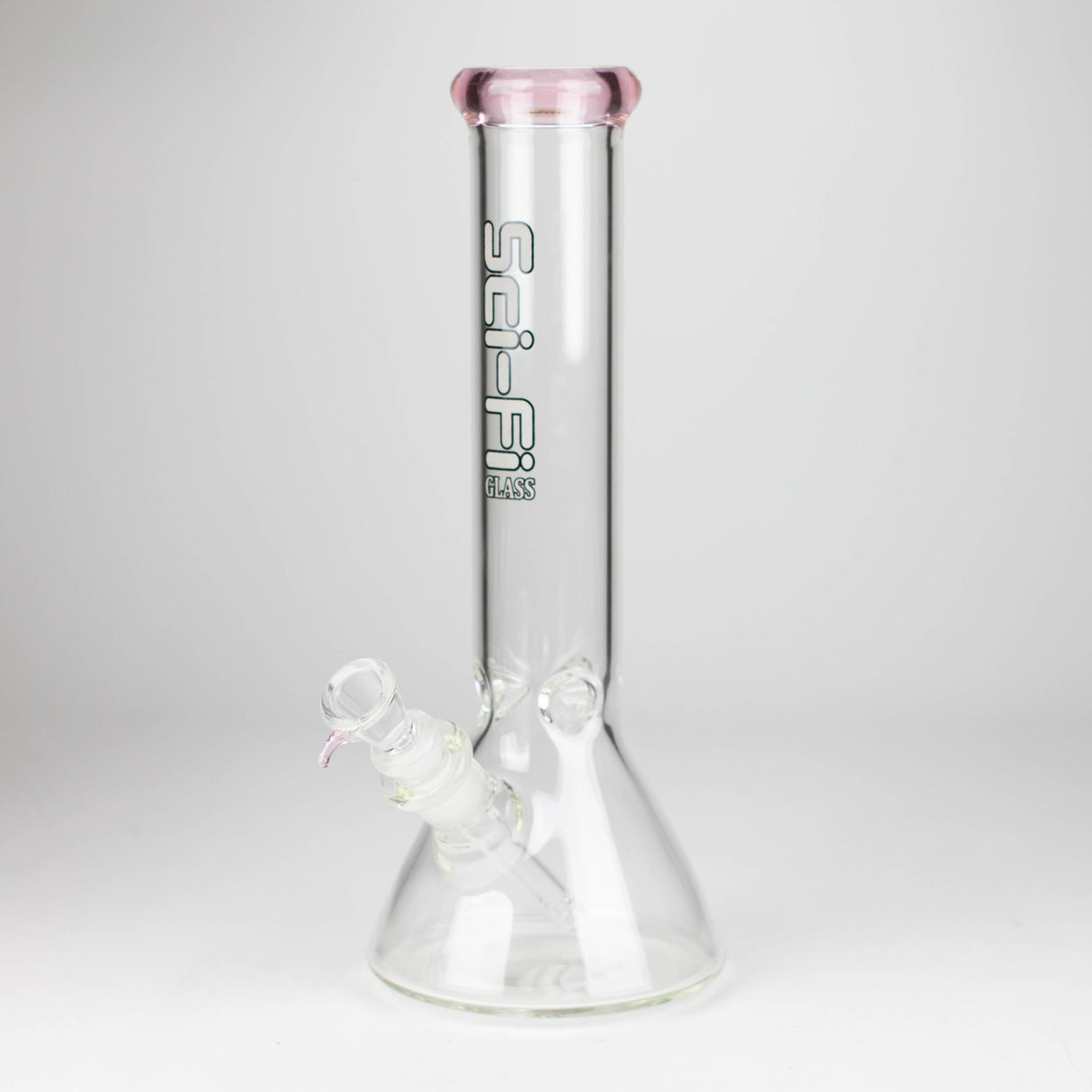 12" 7mm Beaker Glass Bong Glass Bong Super Supplys Inc Pink