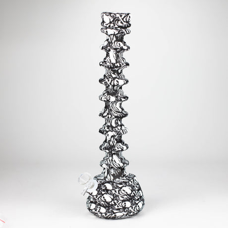 Z9"-15" extendable silicone water bong Resin · Silicone · Plastic Bong 777 Smoke