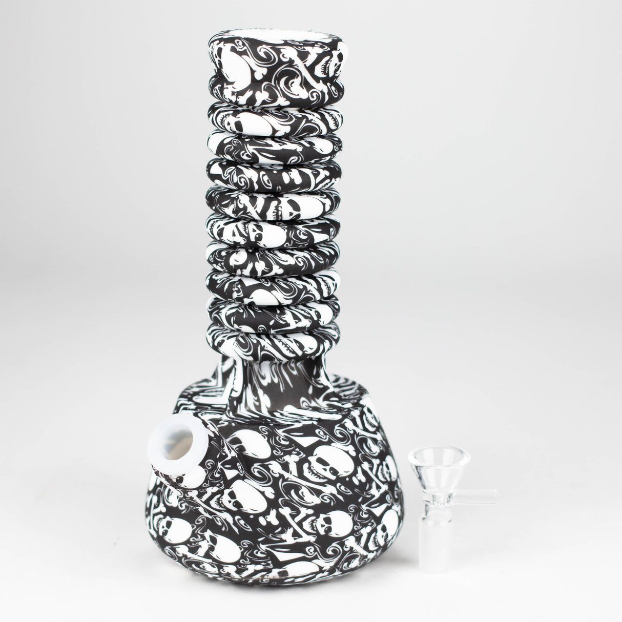 Z9"-15" extendable silicone water bong Resin · Silicone · Plastic Bong 777 Smoke