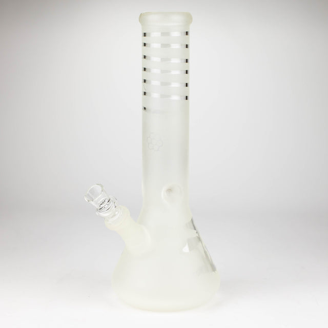 12" GLOW IN DARK BEAKER BONG WITH ICE CATCHER Glass Bong Bongzie Smokes