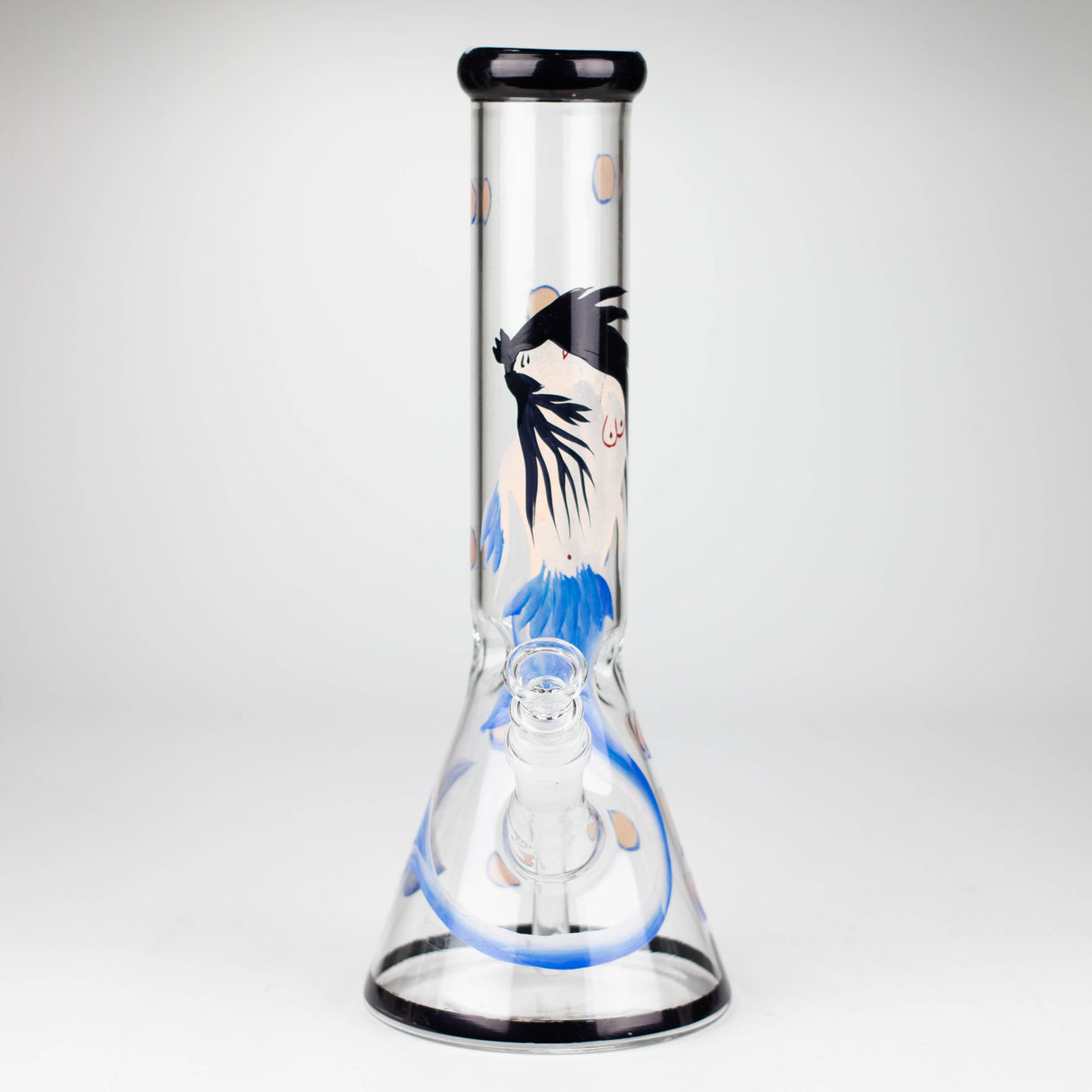 12" MERMAID BEAKER GLASS BONG Glass Bong Bongzie Smokes
