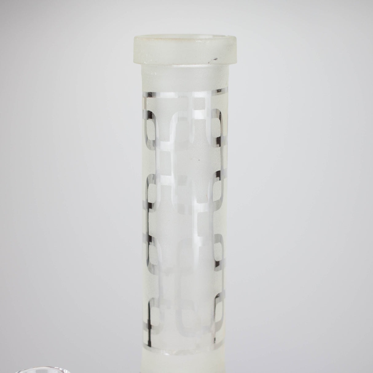 8" GLOW IN DARK BEAKER GLASS BONG Glass Bong Bongzie Smokes