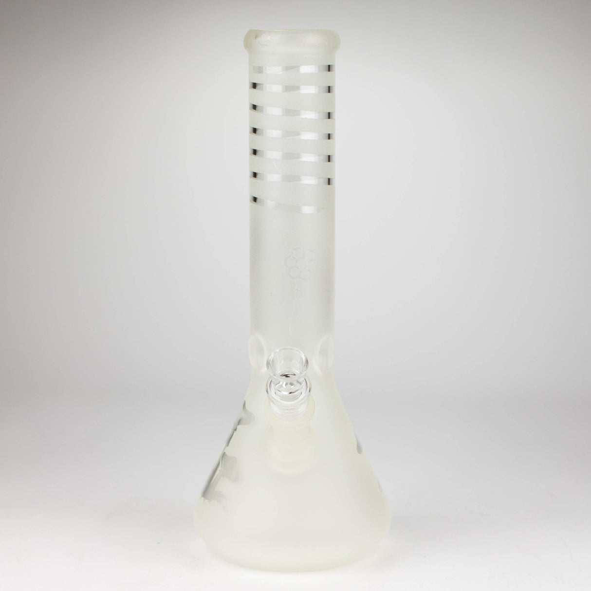 12" GLOW IN DARK BEAKER BONG WITH ICE CATCHER Glass Bong Bongzie Smokes