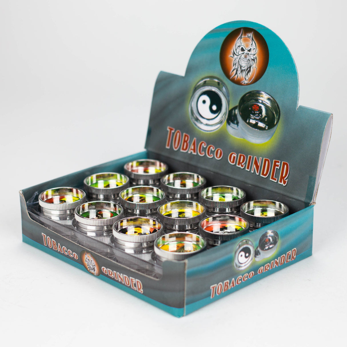 MINI Grinder 2parts. 30mm Box of 24 Display Pack NIBO Distribution