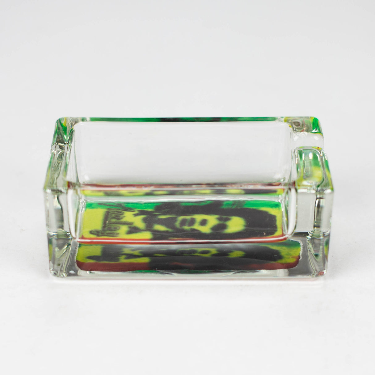 Glass Rectangle Ashtray Box of 8 Glass Ashtray NIBO Distribution