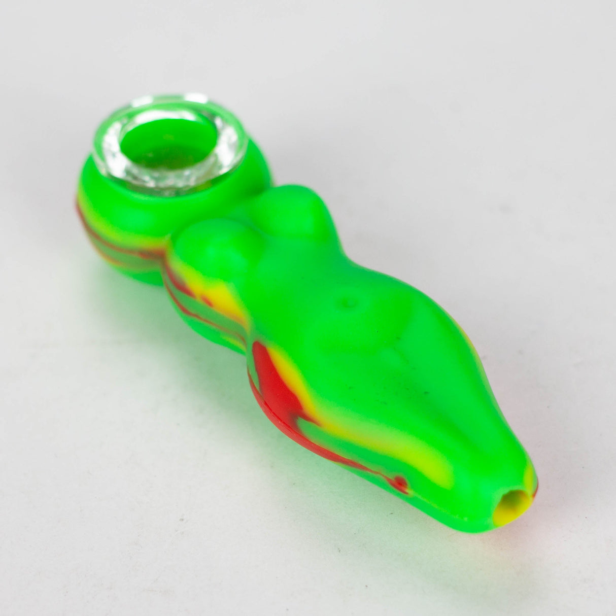 4" Silicone pipe body shape Jar of 20 Silicone Pipe NIBO Distribution