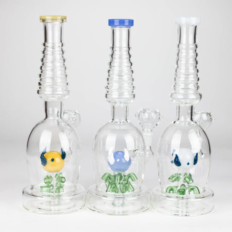 12" Fancy glass water bong Glass Bong Bongzie Smokes