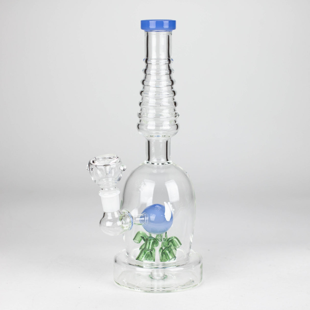 12" Fancy glass water bong Glass Bong Bongzie Smokes Blue