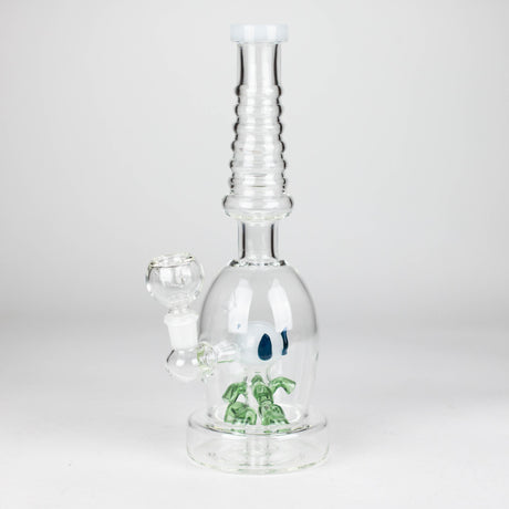 12" Fancy glass water bong Glass Bong Bongzie Smokes White