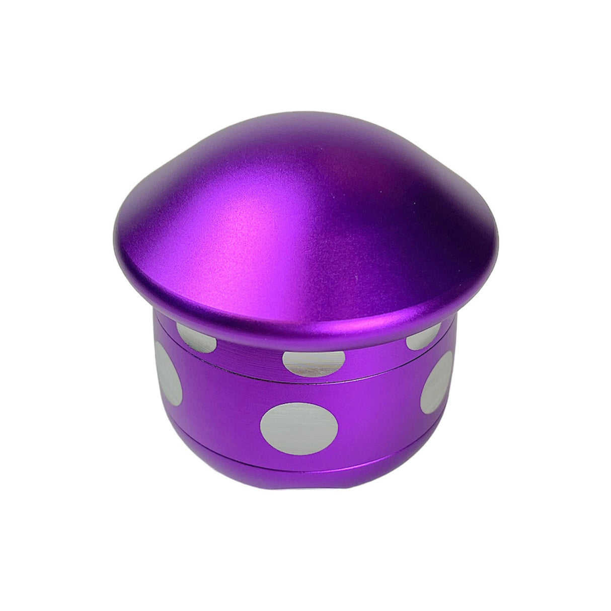 Mushroom Grinder 4-piece Aluminum Regular Grinder Green Star Herb Grinders Purple