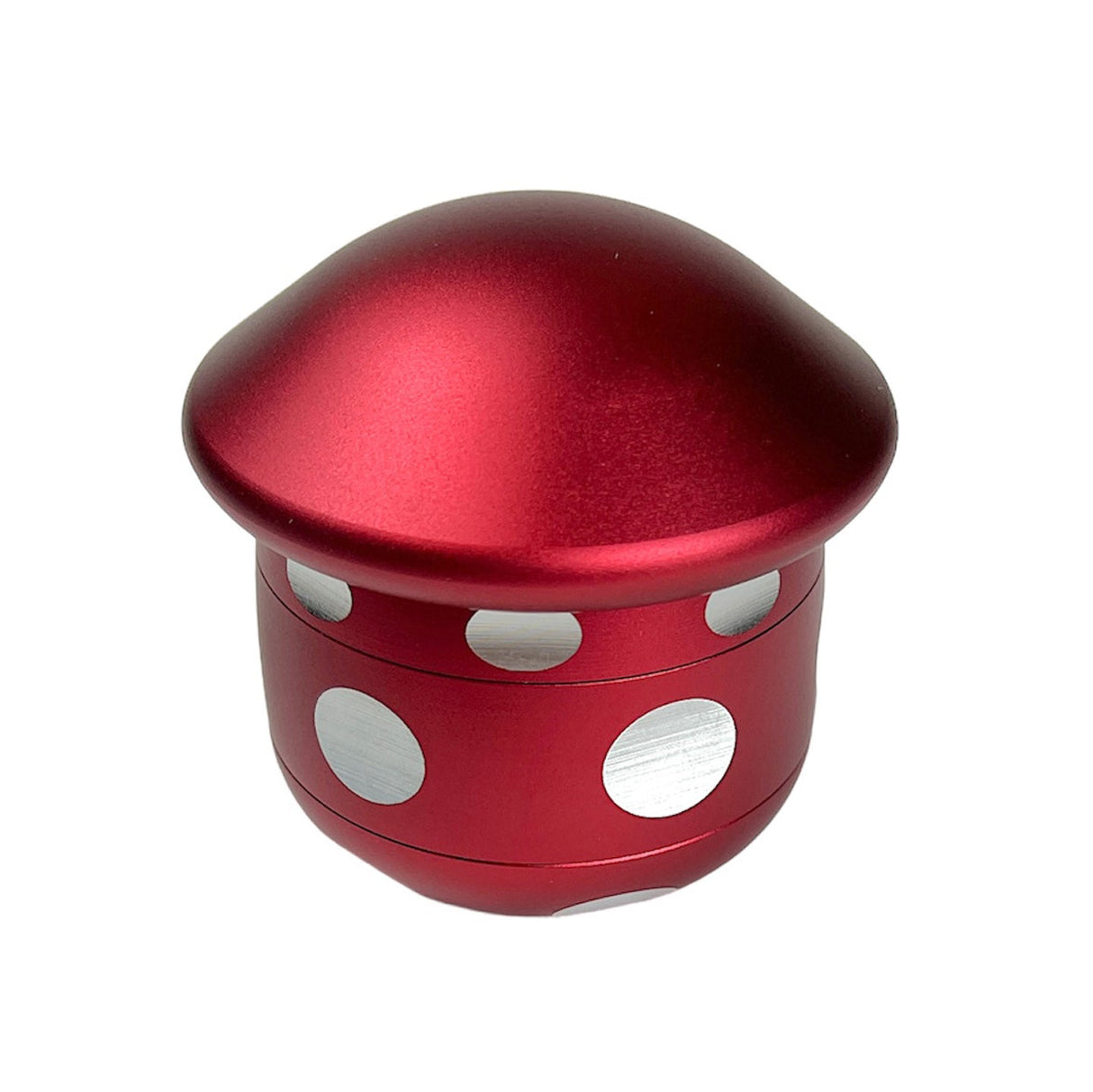Mushroom Grinder 4-piece Aluminum Regular Grinder Green Star Herb Grinders Red