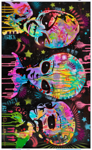 DIGITAL PRINTED 3' x 5' FLY FLAG Flag · Sign NIBO Distribution ALIENS (GLOW-IN-THE-DARK)