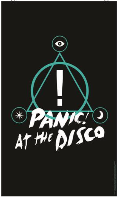 DIGITAL PRINTED 3' x 5' FLY FLAG Flag · Sign NIBO Distribution PANIC! AT THE DISCO
