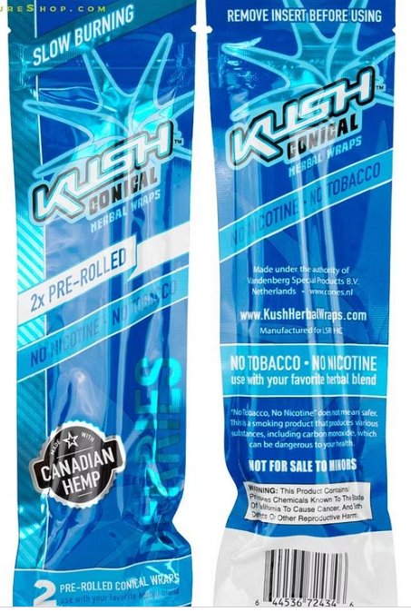 KUSH® | Hemp Cone wrap Leaf Wrap NIBO Distribution Berries