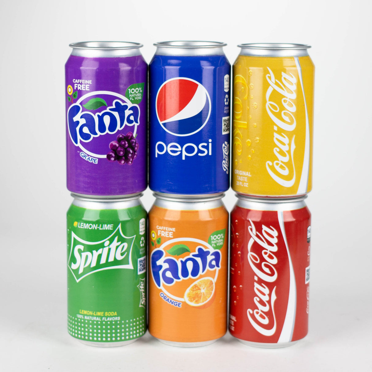 POP CAN HERB STORAGE JAR BOX OF 6 Case 777 Smoke