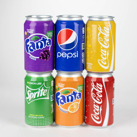 POP CAN HERB STORAGE JAR BOX OF 6 Case 777 Smoke