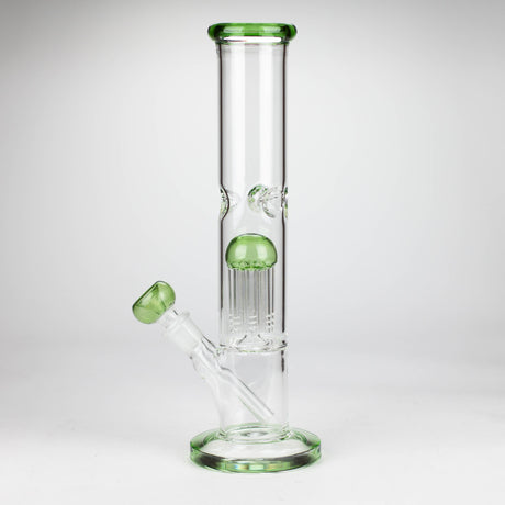 12" glass bong with tree arm percolator Glass Bong Bongzie Smokes Green