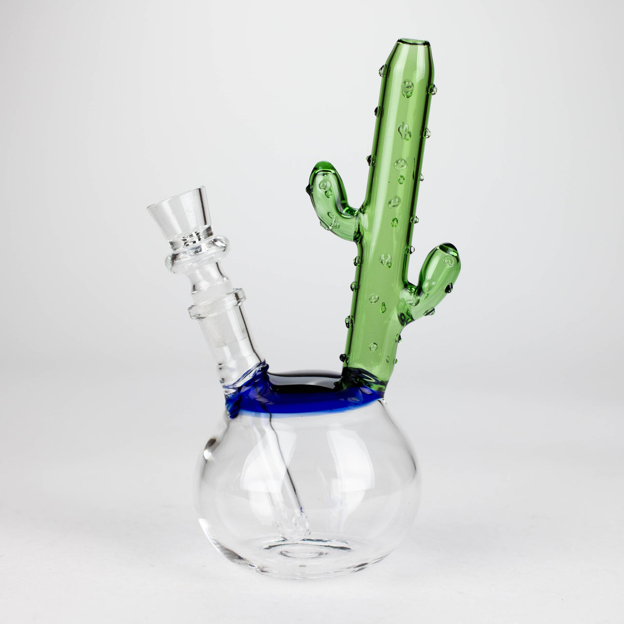 8" Cactus Design Bong Glass Bong Bongzie Smokes
