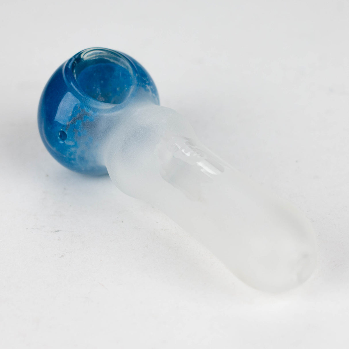 4" Frost soft glass hand pipe Pack of 2 Glass Pipe Bongzie Smokes