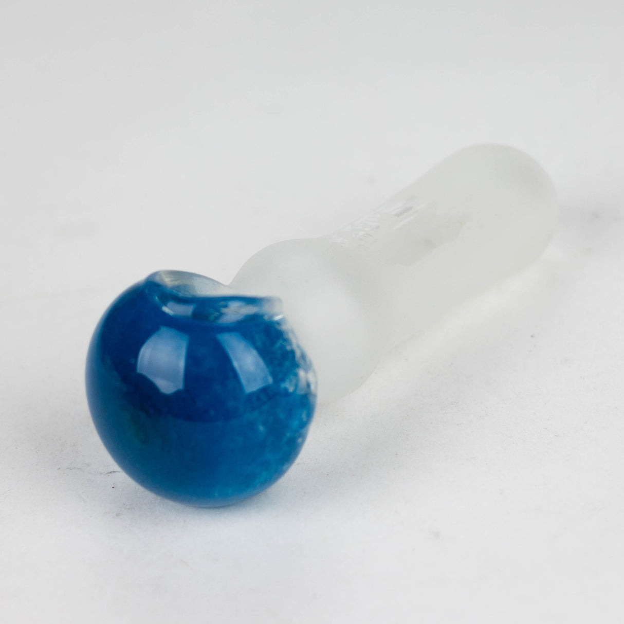 4" Frost soft glass hand pipe Pack of 2 Glass Pipe Bongzie Smokes