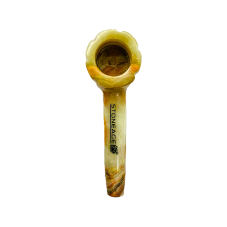StoneAge | 4" Handmade Tobacco Smoking Pipe – Model: Bowl Design, Includes Gift Box Quartz · Stone Pipe NicePrice