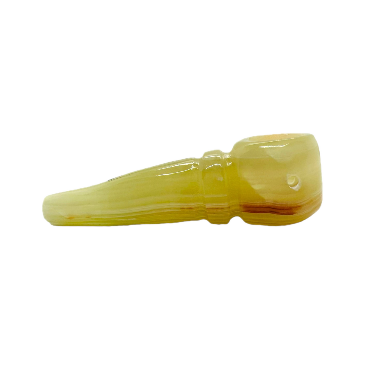 StoneAge | 4" Handmade Tobacco Smoking Pipe – Model: Ring, Includes Gift Box Quartz · Stone Pipe NicePrice
