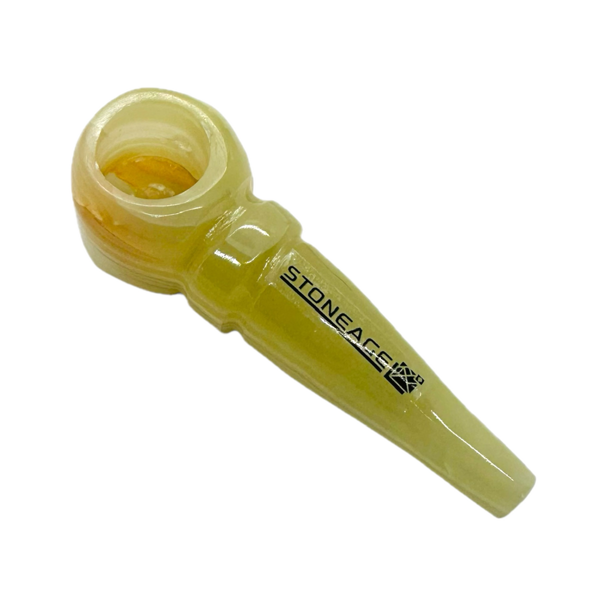 StoneAge | 4" Handmade Tobacco Smoking Pipe – Model: Ring, Includes Gift Box Quartz · Stone Pipe NicePrice