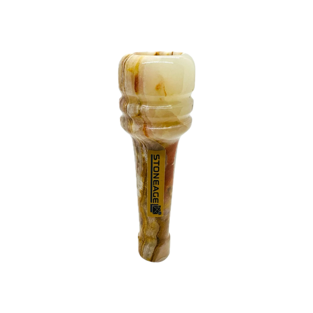 StoneAge | 4" Handmade Jumbo Tobacco Smoking Chillum, Includes Gift Box Quartz · Stone Pipe NicePrice