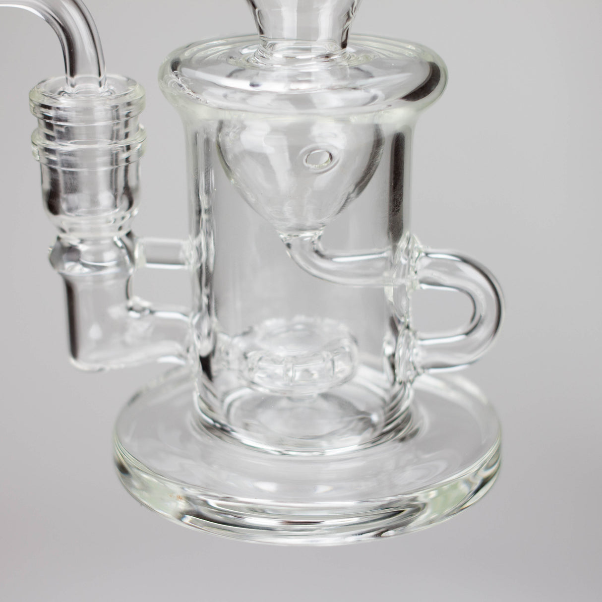 Genie | 6" recycled bubbler with a banger Glass Rig ONE