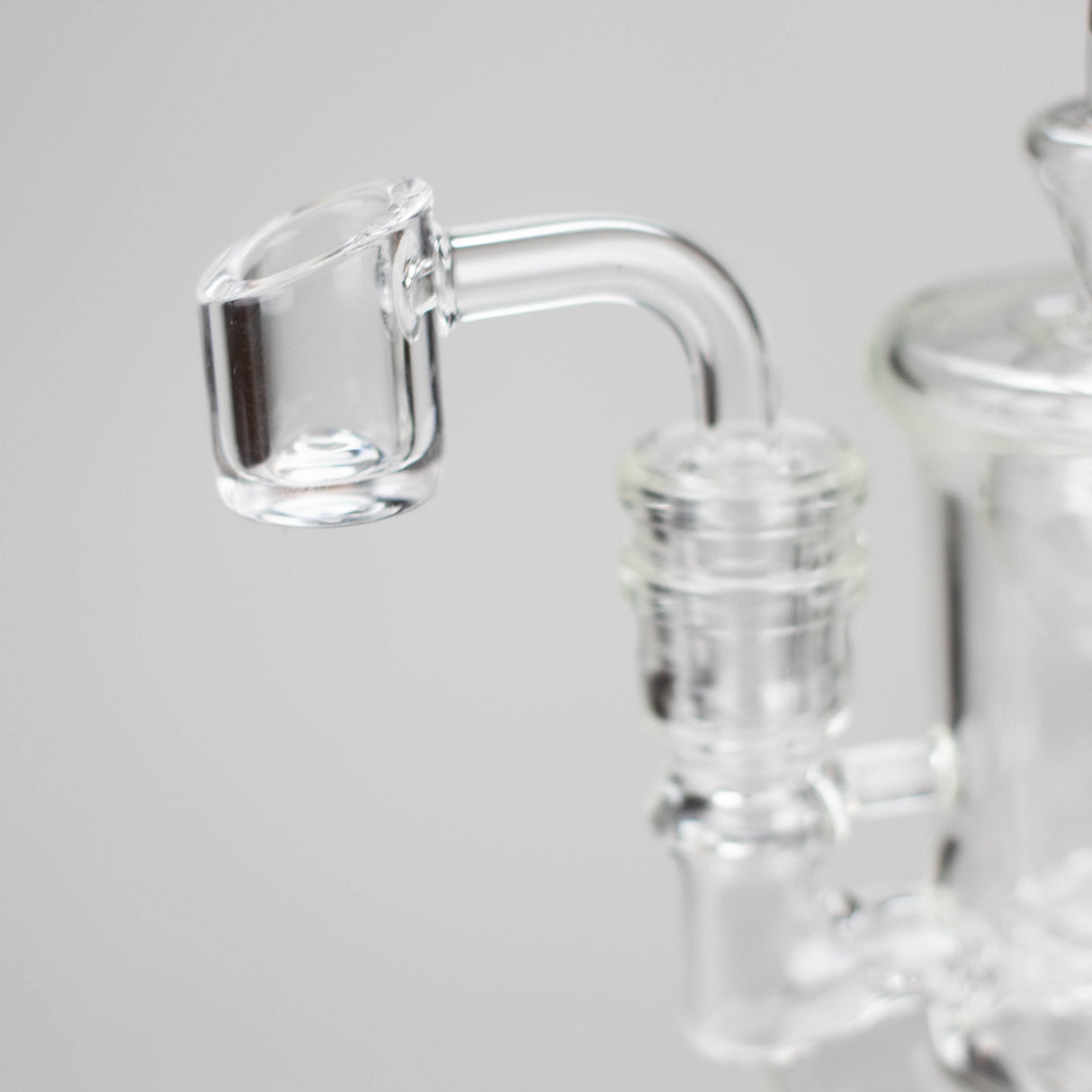 Genie | 6" recycled bubbler with a banger Glass Rig ONE