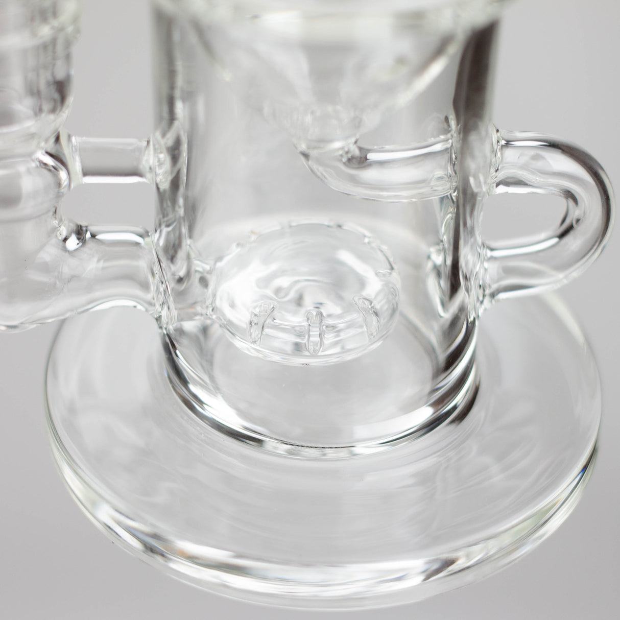 Genie | 6" recycled bubbler with a banger Glass Rig ONE