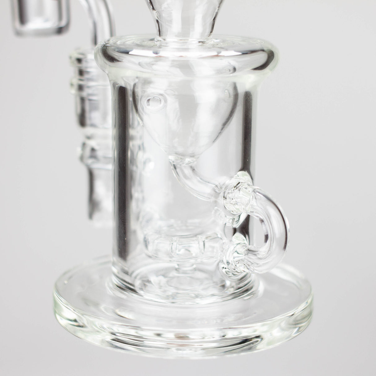 Genie | 6" recycled bubbler with a banger Glass Rig ONE