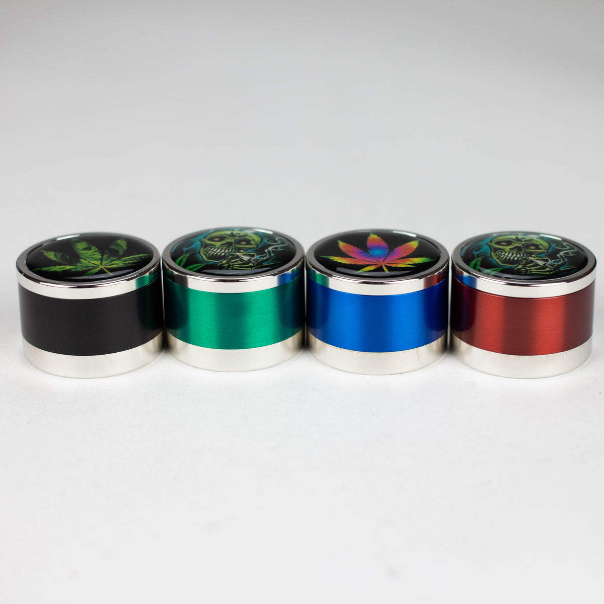 42MM 4-Piece Metal Grinder Box of 12 Display Pack Canadian Distributor