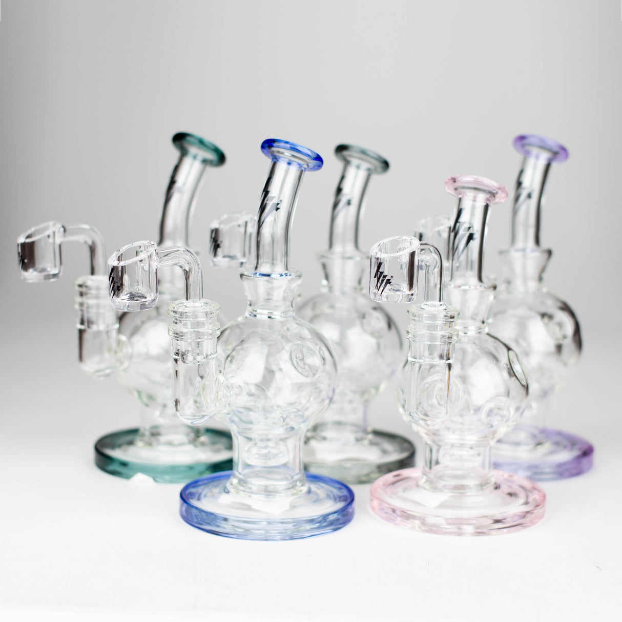 HIT | 7" Glass Oil Rig Water Bong Glass Rig NIBO Distribution