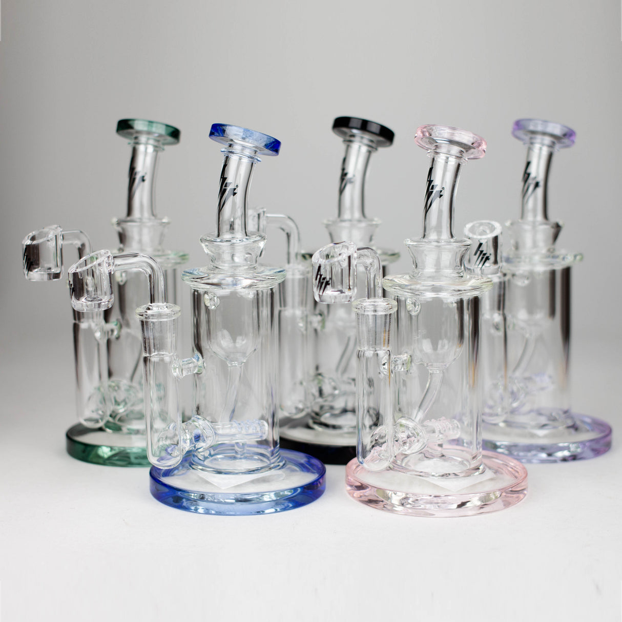 HIT | 8" Glass Oil Rig Water Bong Glass Rig NIBO Distribution